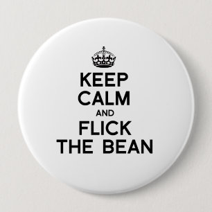 BEHOUD DE KALK EN VLIK HET BEAN -.png Ronde Button 4,0 Cm