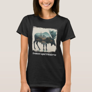 Behoud en bescherming van  nationaal park elulk t-shirt