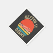 Behoud het Corny Funny Conrhole Verdrietig Servet (Hoek)