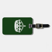 BEHOUD HET KROEIENsymbool VAN DE KALM OP Groen Dec Bagagelabel (Voorkant horizontaal)