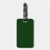 BEHOUD HET KROEIENsymbool VAN DE KALM OP Groen Dec Bagagelabel (Achterkant verticaal)