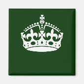 BEHOUD HET KROEIENsymbool VAN DE KALM OP Groen Dec Magneet (Voorkant)