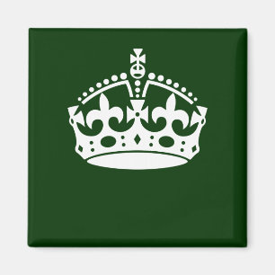 BEHOUD HET KROEIENsymbool VAN DE KALM OP Groen Dec Magneet