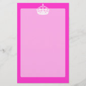 BEHOUD HET KROEIKLANT KROEIKIONSCIJFER op Roze Pas Briefpapier (Voorkant)