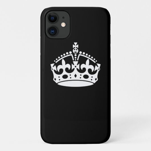 BEHOUD HET KRONAAL op Zwart aanpast dit! Case-Mate iPhone Case (Achterkant)