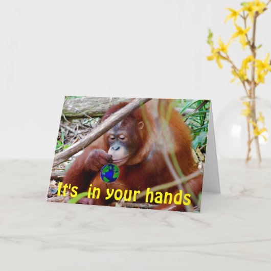 Behoud - in Uw Handen Kaart (Gele Bloem)