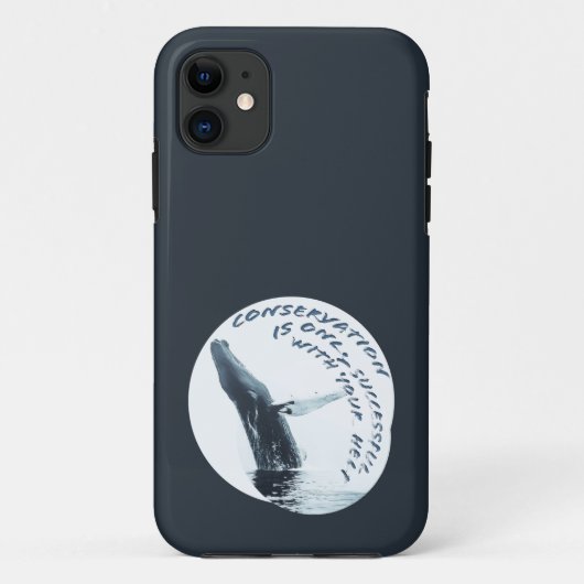 Behoud is alleen succesvol met uw hulp Case-Mate iPhone case (Achterkant)