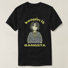 BEHOUD IT GANGSTA grappige hiphop-muziek T-shirt