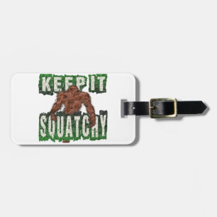 BEHOUD IT SQUATCHY BAGAGELABEL