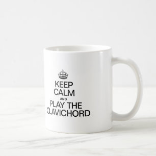 BEHOUD JE KALMTE EN SPEEL OP HET CLAVICHORD KOFFIEMOK