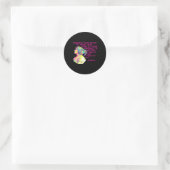 - Behoud je recht om na te denken Ronde Sticker (Tas)