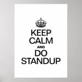 BEHOUD KALK EN DOE STANDUP POSTER (Voorkant)