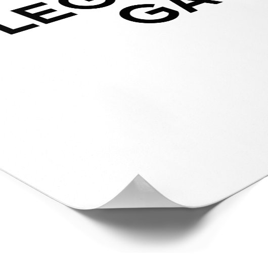 BEHOUD KALK EN LEGALIZE GAY POSTER (Hoek)