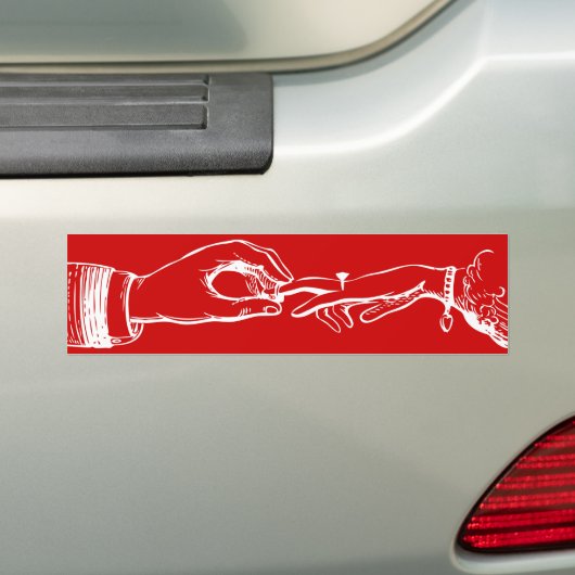 BEHOUD KALK WORDT GEMAAKT BUMPERSTICKER (Op auto)