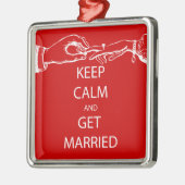  BEHOUD KALK WORDT GEMAAKT METALEN ORNAMENT (Links)