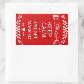  BEHOUD KALK WORDT GEMAAKT RECHTHOEKIGE STICKER (Tas)