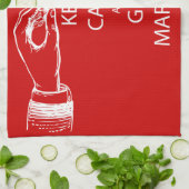 BEHOUD KALK WORDT GEMAAKT THEEDOEK (Gevouwen)