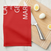 BEHOUD KALK WORDT GEMAAKT THEEDOEK (Quarter Fold)