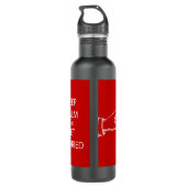 BEHOUD KALK WORDT GEMAAKT WATERFLES  (Achterkant)