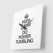 BEHOUD KALM EN DOE ENERGIEBESCHAKELING VIERKANTE KLOK (Hoek)