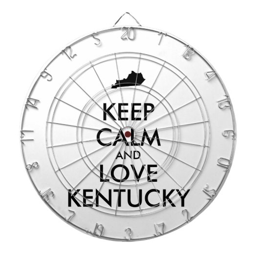 BEHOUD KALM EN HOUD KENTUCKY DARTBORD (Voorkant)