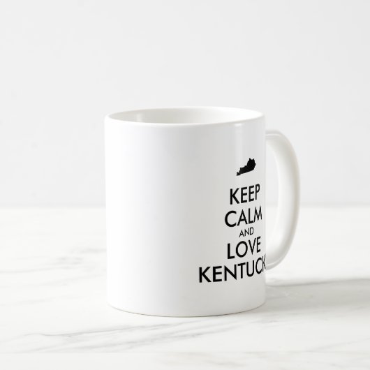  BEHOUD KALM EN HOUD KENTUCKY KOFFIEMOK (Voorkant rechts)