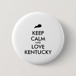  BEHOUD KALM EN HOUD KENTUCKY RONDE BUTTON 5,7 CM