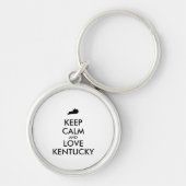  BEHOUD KALM EN HOUD KENTUCKY SLEUTELHANGER (Voorkant)