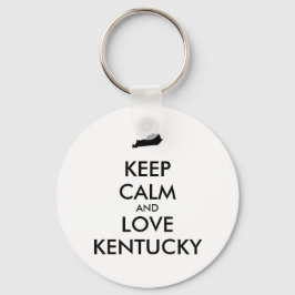 BEHOUD KALM EN HOUD KENTUCKY SLEUTELHANGER