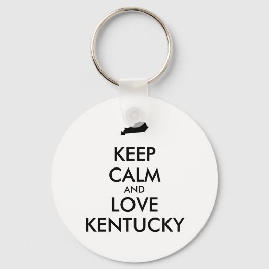 BEHOUD KALM EN HOUD KENTUCKY SLEUTELHANGER (Voorkant)