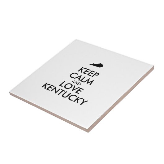 BEHOUD KALM EN HOUD KENTUCKY TEGELTJE (Zijkant)