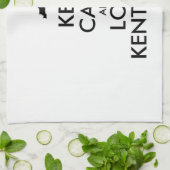  BEHOUD KALM EN HOUD KENTUCKY THEEDOEK (Gevouwen)