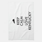  BEHOUD KALM EN HOUD KENTUCKY THEEDOEK (Verticaal)