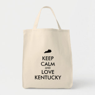 BEHOUD KALM EN HOUD KENTUCKY TOTE BAG