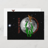 BEHOUD KALM EN LAISSEZ LES BONS TEMPS ROULER FEESTDAGENKAART (Voorkant / Achterkant)