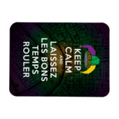 BEHOUD KALM EN LAISSEZ LES BONS TEMPS ROULER MAGNEET (Horizontaal)