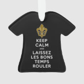BEHOUD KALM EN LAISSEZ LES BONS TEMPS ROULER ORNAMENT (achterkant)