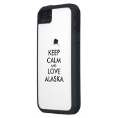  BEHOUD KALM EN VERLIES ALASKA Case-Mate iPhone CASE (Achterkant Links)