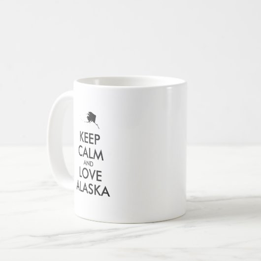  BEHOUD KALM EN VERLIES ALASKA KOFFIEMOK (Voorkant links)