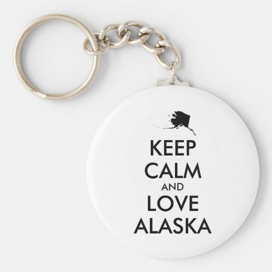  BEHOUD KALM EN VERLIES ALASKA SLEUTELHANGER (Voorkant)