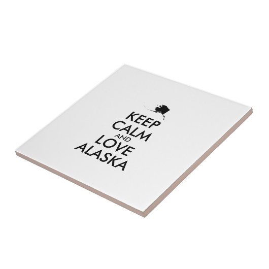  BEHOUD KALM EN VERLIES ALASKA TEGELTJE (Zijkant)