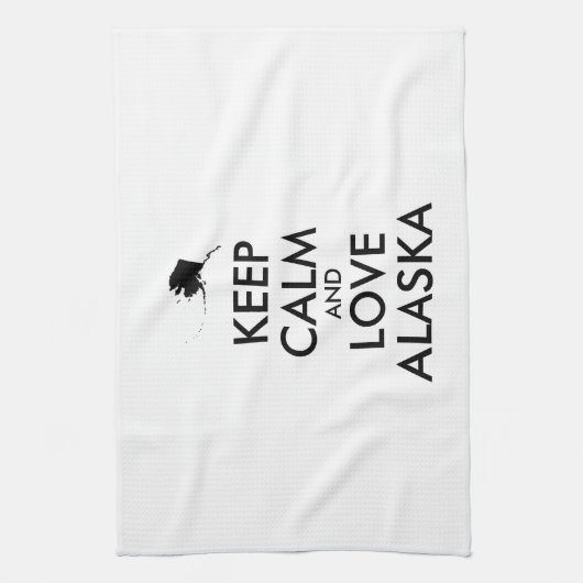  BEHOUD KALM EN VERLIES ALASKA THEEDOEK (Verticaal)