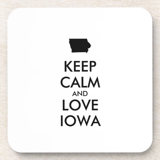  BEHOUD KALM EN VERLIES IOWA DRANKJES ONDERZETTER