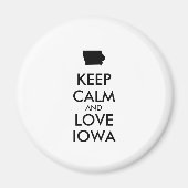 BEHOUD KALM EN VERLIES IOWA MAGNEET (Voorkant)