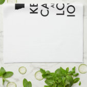 BEHOUD KALM EN VERLIES IOWA THEEDOEK (Gevouwen)