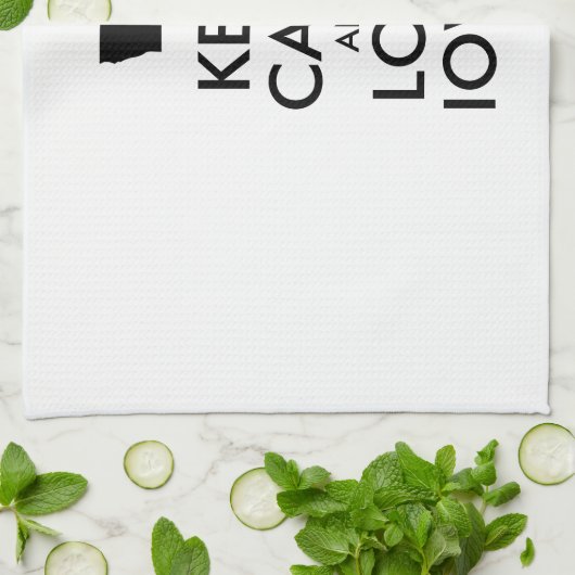  BEHOUD KALM EN VERLIES IOWA THEEDOEK