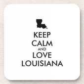  BEHOUD KALM EN VERLIES LOUISIANA BIER ONDERZETTER (Voorkant)