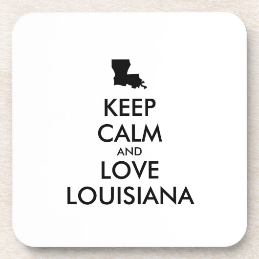  BEHOUD KALM EN VERLIES LOUISIANA BIER ONDERZETTER (Voorkant)