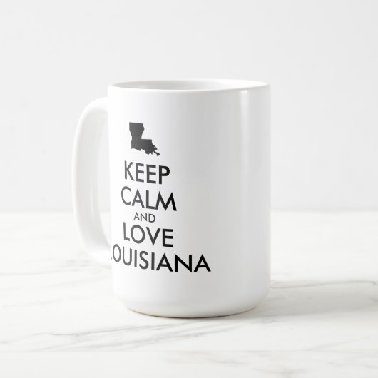  BEHOUD KALM EN VERLIES LOUISIANA KOFFIEMOK (Voorkant links)