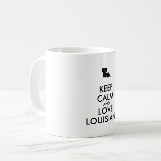  BEHOUD KALM EN VERLIES LOUISIANA KOFFIEMOK (Voorkant links)